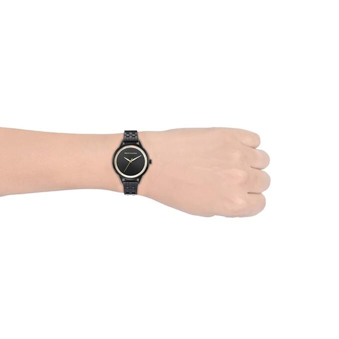 Armani Exchange Analog Black Dial Women's Watch-AX5610