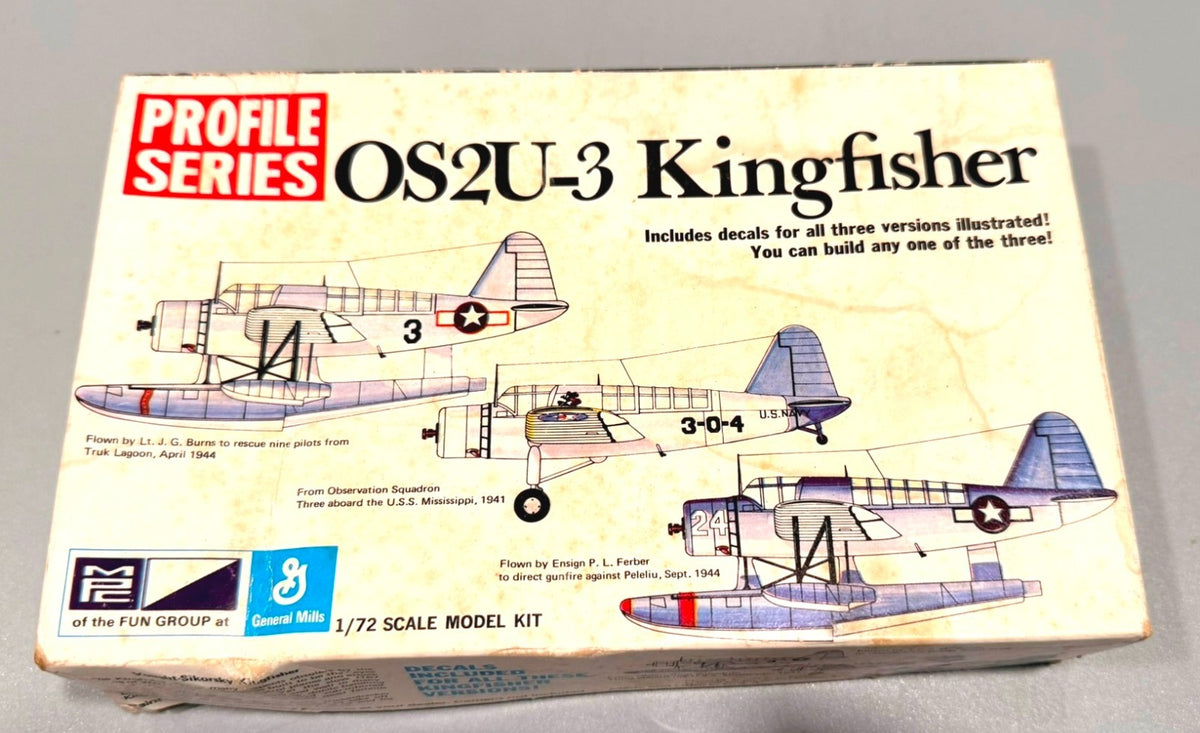 MPC General Mills Profile Series Vought OS2U-3 Kingfisher 1:72 Scale 2-1106-100.