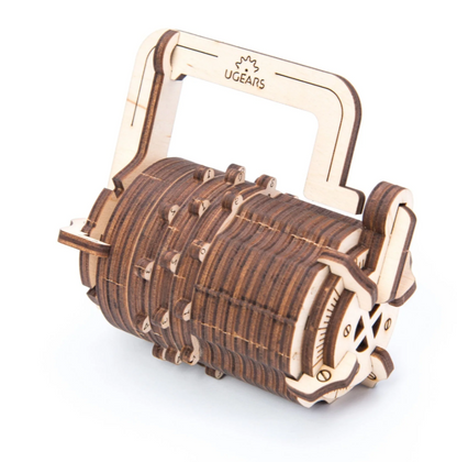 UGears Combination Lock Wooden 3D Puzzle, Model 70020