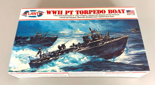 ATLANTIS. WWII PT TORPEDO BOAT. 1/102 SCALE. MODEL KIT H304.