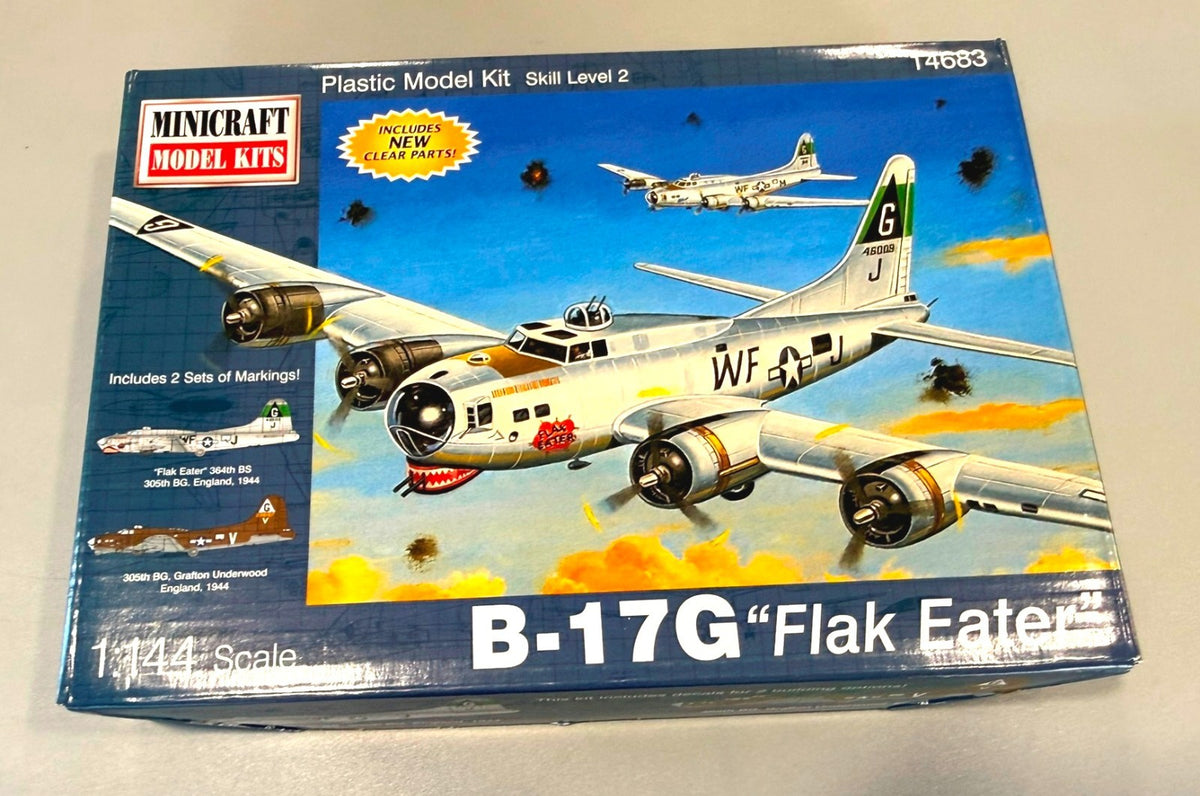 Minicraft B-17G Flak Eater 1/144 Scale Model Kit 14683
