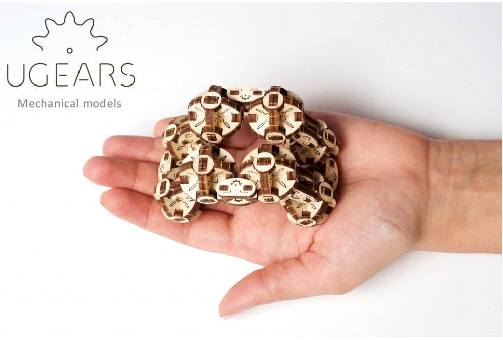 UGears Flexi-Cubus Wooden 3D Puzzle, Model 70049