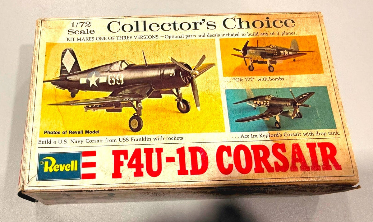 Revell F4U-1D Corsair  1/72 Scale Collector’s Choice Plastic Model Kit H-61