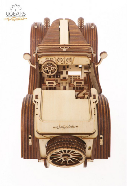 UGears Roadster VM-01 Wooden 3D Puzzle, Model 70052