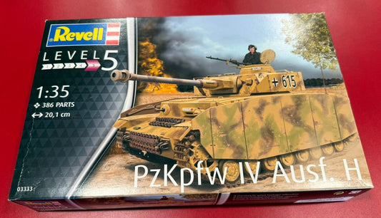 REVELL. PZKPFW IV AUSF. H. 1/35 SCALE. No. 03333.
