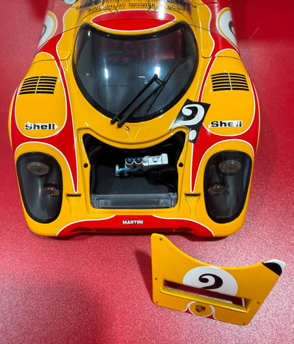 AUTOart. PORSCHE 917K. #2. YELLOW. SIFFERT AHRENS. 1/18 SCALE.
