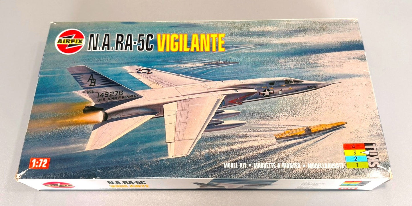 AIRFIX. N.A. RA-5C VIGILANTE. 1/72 SCALE. MODEL KIT. 05019.