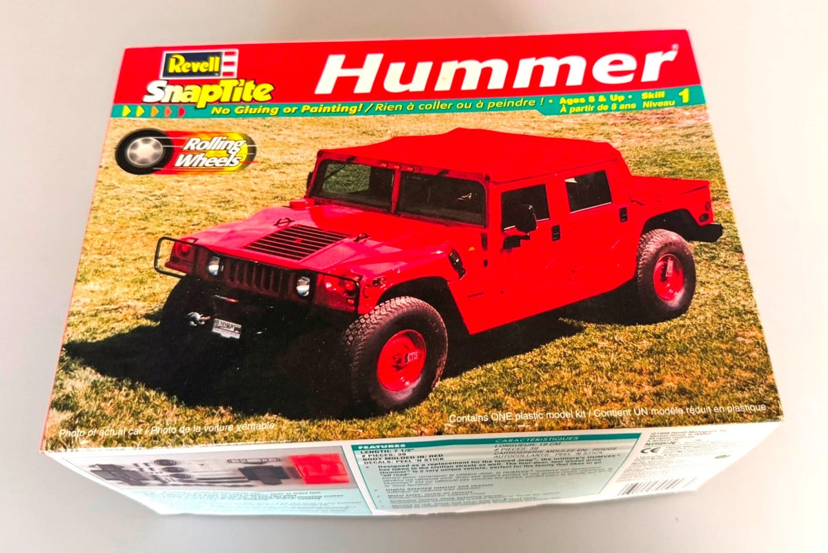Revell SnapTite Hummer H1 1/25 Scale Model Kit 85-1907 Rolling Wheels. 85-1907.