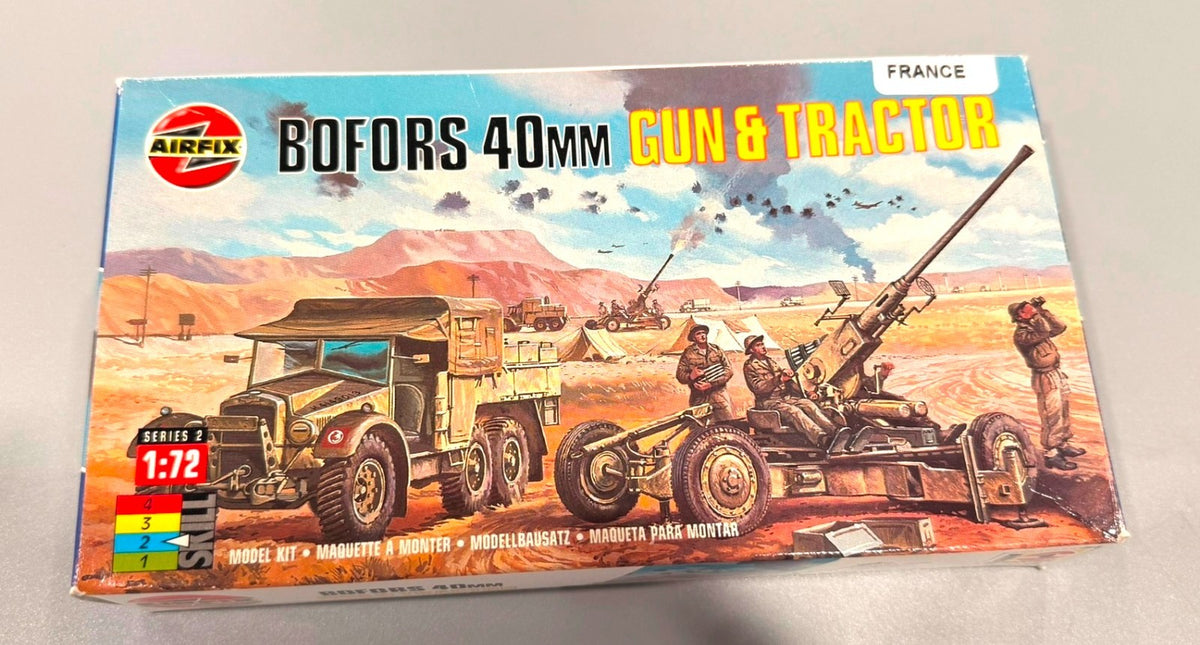 Airfix Bofors 40mm. 1:72 Military Model Kit #02314