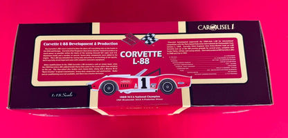 CAROUSEL 1. CORVETTE L-88. #1 TONY DELORENZO. 4604. 1/18 SCALE.
