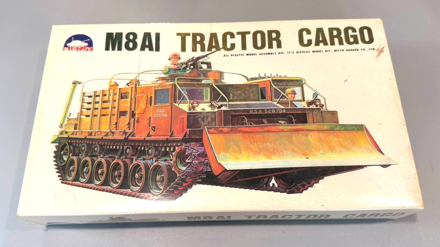 Bluetank M8A1 Tractor Cargo 1/35 Military Plastic Model Kit TK-9002 Vintage