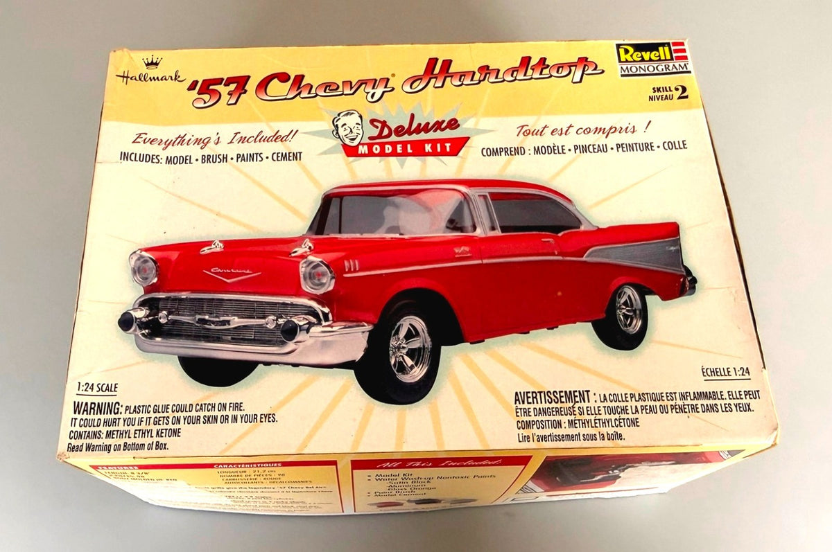 Revell Monogram / Hallmark ’57 Chevy Hardtop Deluxe Model Kit  1:24 Scale 6641