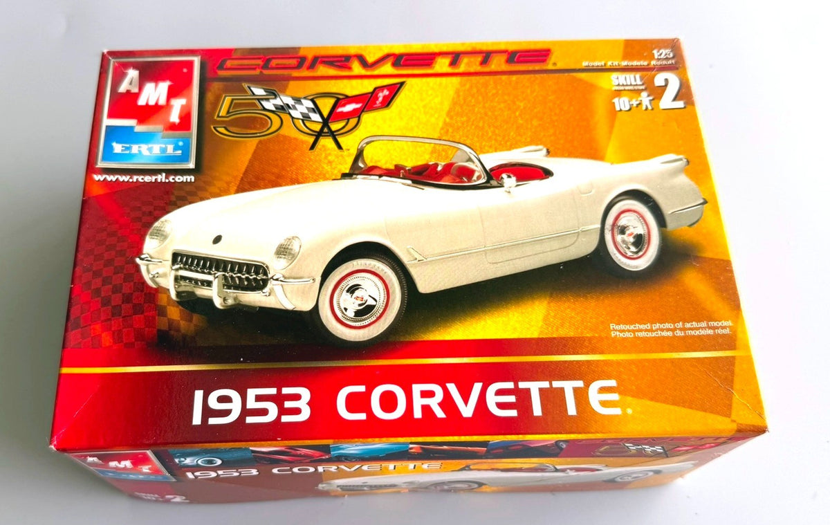 AMT ERTL 31811 1953 Chevrolet Corvette 1/25 Scale Model Kit Corvette 50th