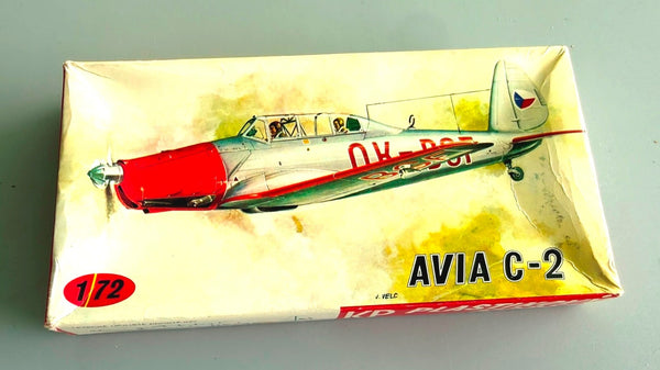 KP Avia C-2 1/72 Scale Model Kit Vintage Kovozávody Prostějov Czech Trainer