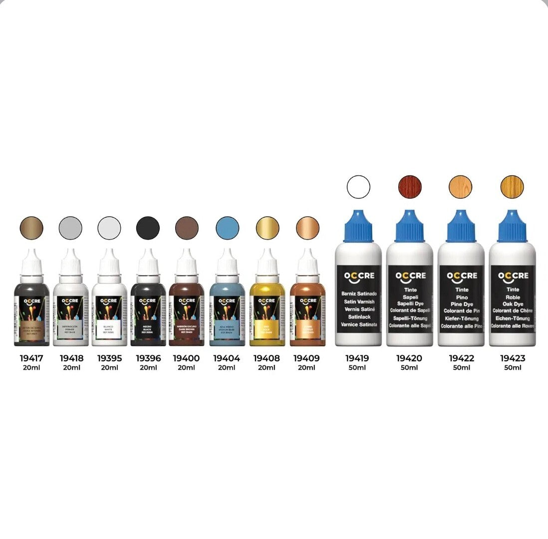 OCCRE. HMS Erebus Acrylic Paint Pack. (Set of 12 bottles)  REF:90532.