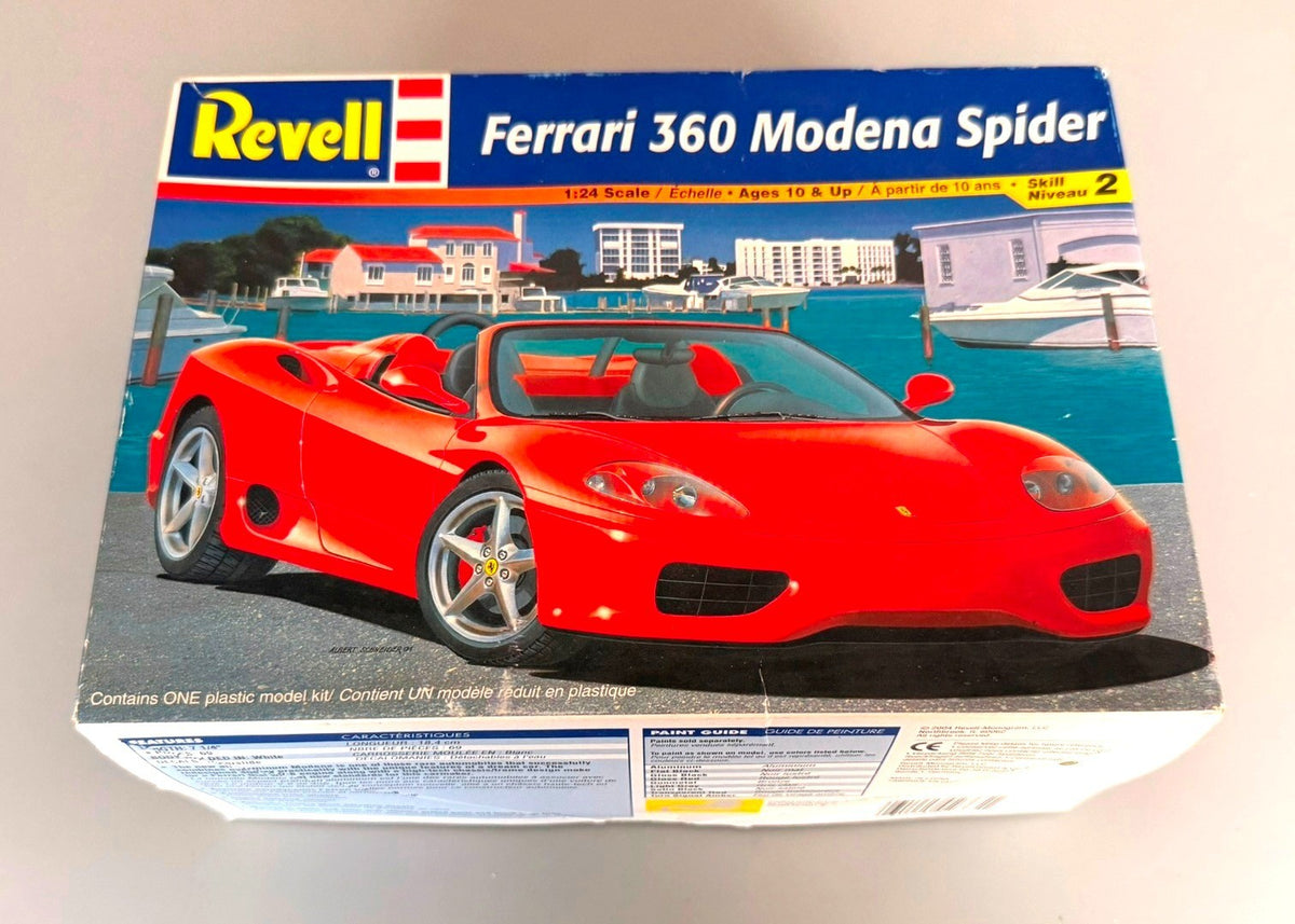 Revell Ferrari 360 Modena Spider 1/24 Scale Model Kit 85-2365 Skill 2 85-2365