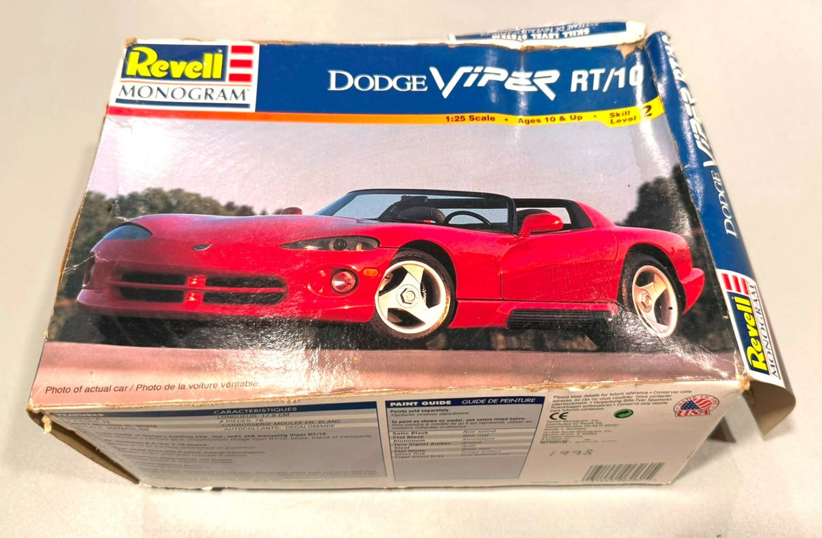 Revell Monogram Dodge Viper RT/10 1/25 Model Kit #85-6260 Skill Level 2