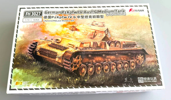 FlyHawk FH3027 German PzKpfw IV Ausf G Early Production 1/72 Model Kit