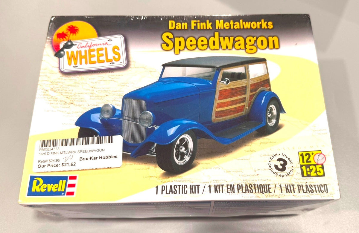 Revell California Wheels Dan Fink Metalworks Speedwagon 1/25 Model Kit #85-4373