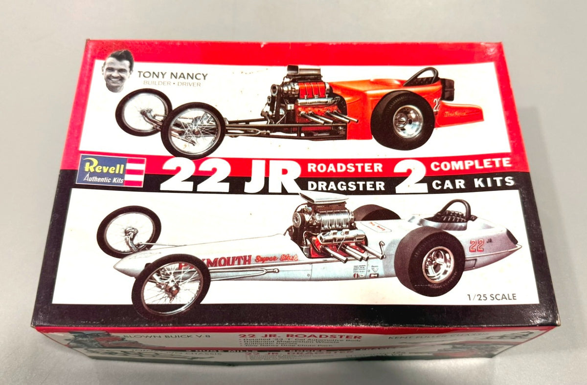 Revell Tony Nancy 22 Jr Roadster Dragster 2 Complete Car Kits 1/25 Scal 3224-200