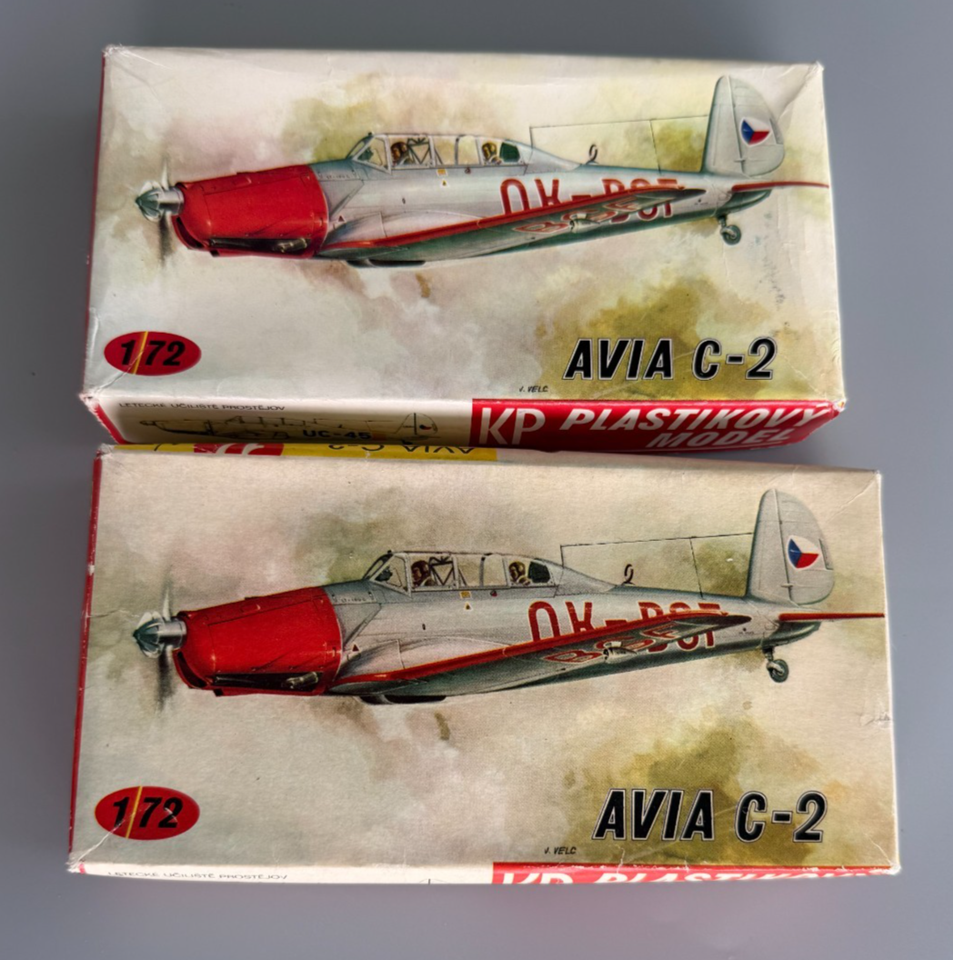 KP Avia C-2 1/72 Scale Model Kit Vintage SET OF 2