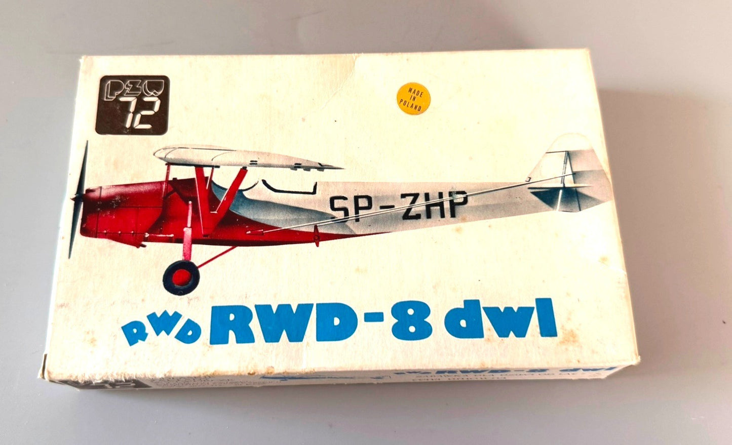 RWD RWD-8 DWL 1/72 Vintage Polish Aircraft Plastic Model Kit
