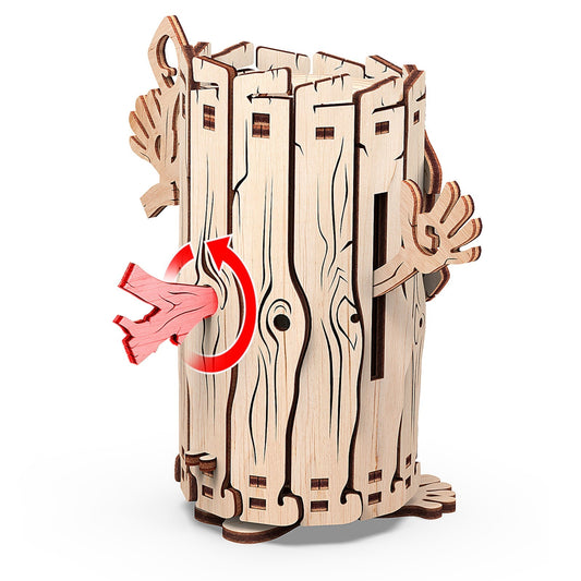 Mr.Playwood Forest Spirit "Moneybox" Mechanical Wooden Model
