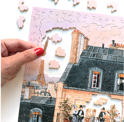 Puzzle Michele Wilson Chez Madame Fabienne Delacroix 350 Pieces Wooden Puzzle - A1107-350