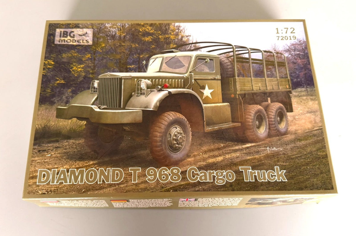 IBG Models 72019 Diamond T 968 Cargo Truck WWII US Army Military 1/72 Model Kit