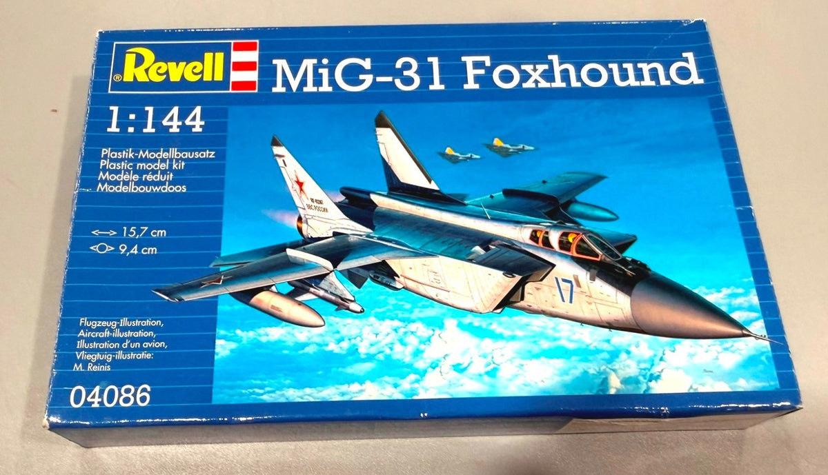 Revell MiG-31 Foxhound  1:144 Scale Plastic Model Kit  #04086