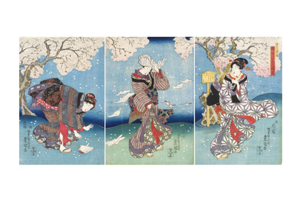 Puzzle Michele Wilson Stormy Day on the Sumida River 350 Pieces Wooden Puzzle - A1026-350