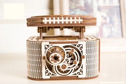 UGears Treasure Box Wooden 3D Puzzle, Model 70031