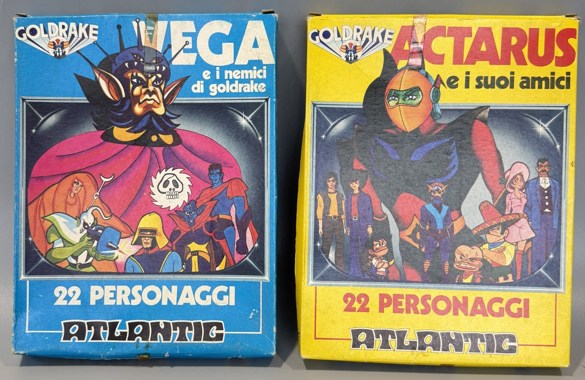 Atlantic Goldrake Vega Actarus 22 Personaggi Vintage Figure Model Kits 1978