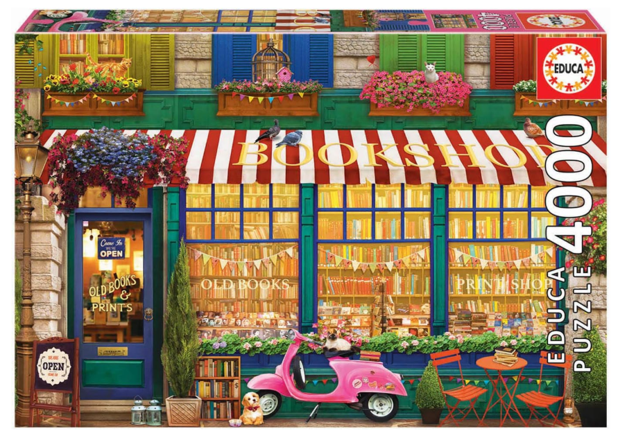 Educa Vintage Bookshop 4000 Piece Puzzle - 18582