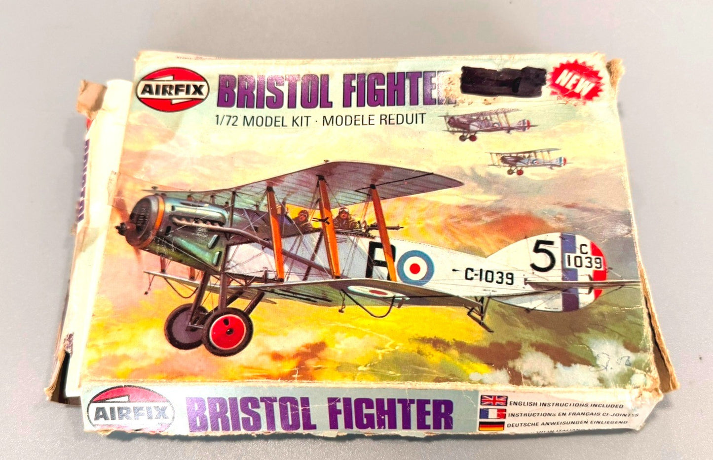AIRFIX. BRISTOL FIGHTER. 1/72 SCALE. MODEL KIT. 61005-0.