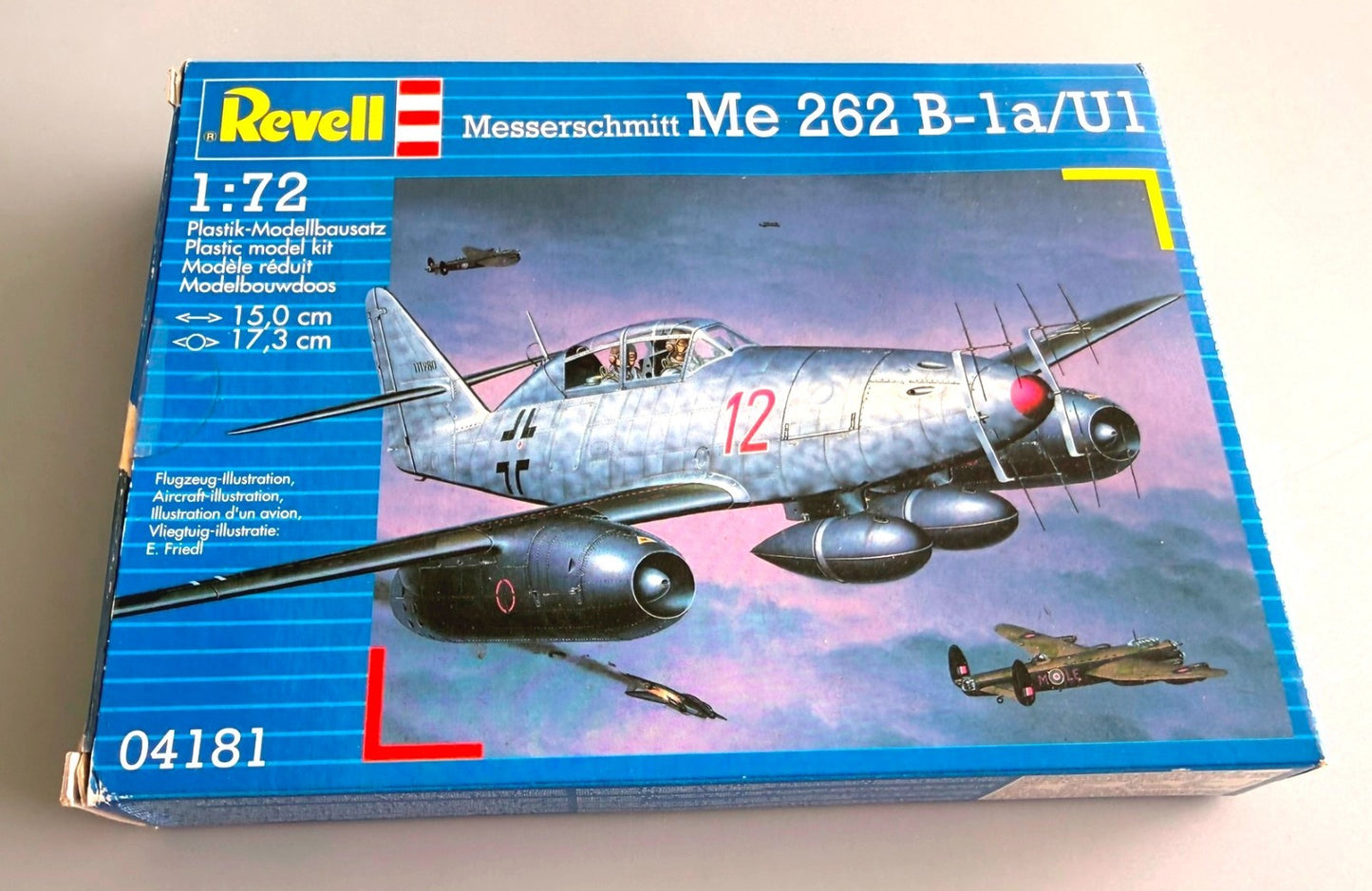 REVELL 04181 Messerschmitt Me 262 B-1a/U1 1/72 Aircraft Model Kit WWII