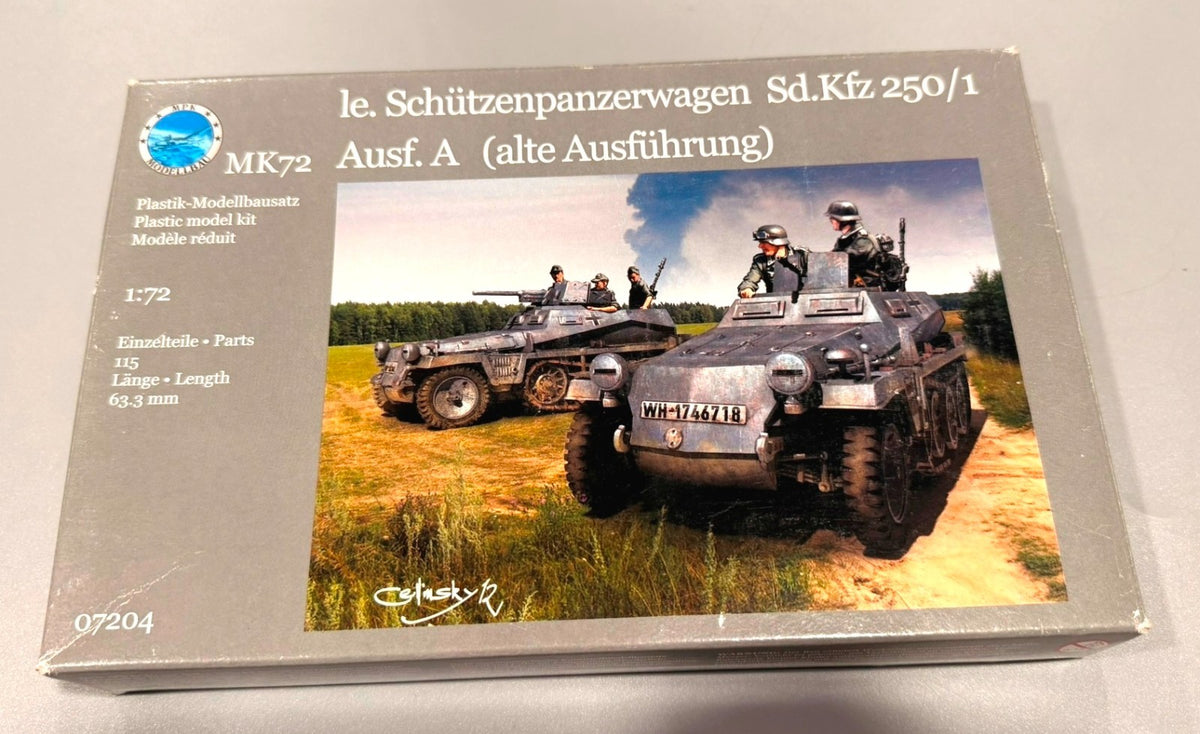 MPK MODELLBAU MK72 07204 Sd.Kfz 250/1 Ausf. A Schützenpanzerwagen 1/72 Scale