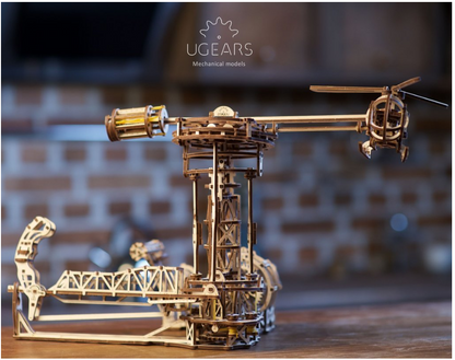 UGears Aviator Wooden 3D Puzzle, Model 70053