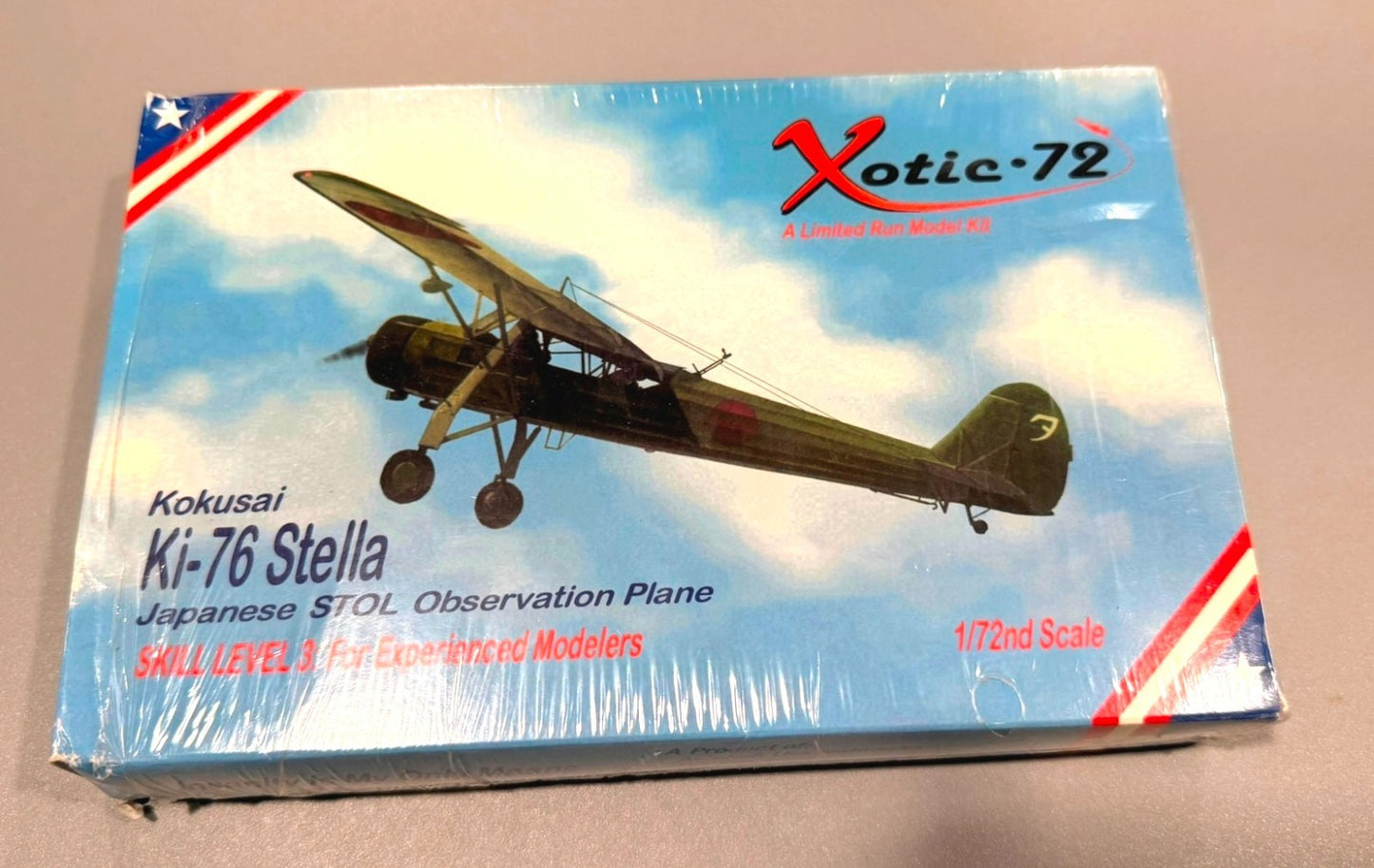 XOTIC-72. KOKUSAI KI-76 STELLA. 1/72 SCALE. ITEM AU2024