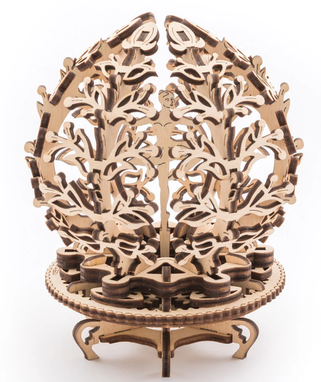 UGears Wolf-01 Handgun Wooden 3D Puzzle, Model 70019