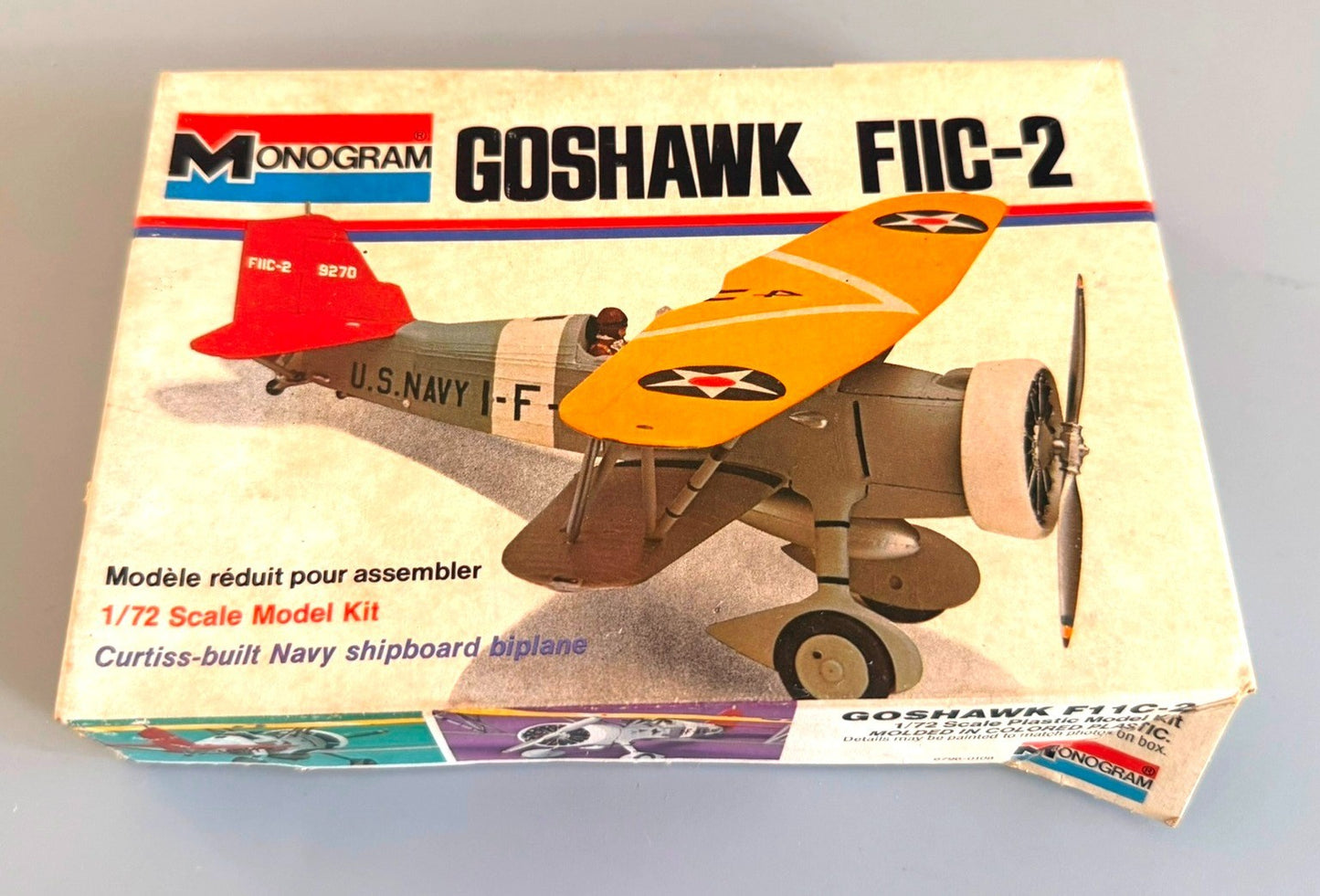 Monogram 6796 Curtiss Goshawk F11C-2 US Navy Fighter 1/72 Plastic Model Kit