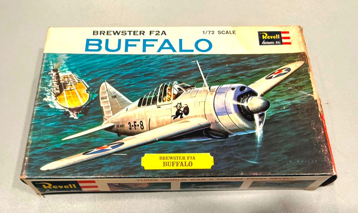 Revell Brewster F2A Buffalo – 1/72 Scale Authentic Kit – H-636:60
