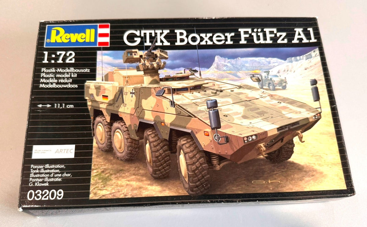 Revell GTK Boxer FüFz A1 German Armored Command Vehicle 1/72 Model Kit 03209
