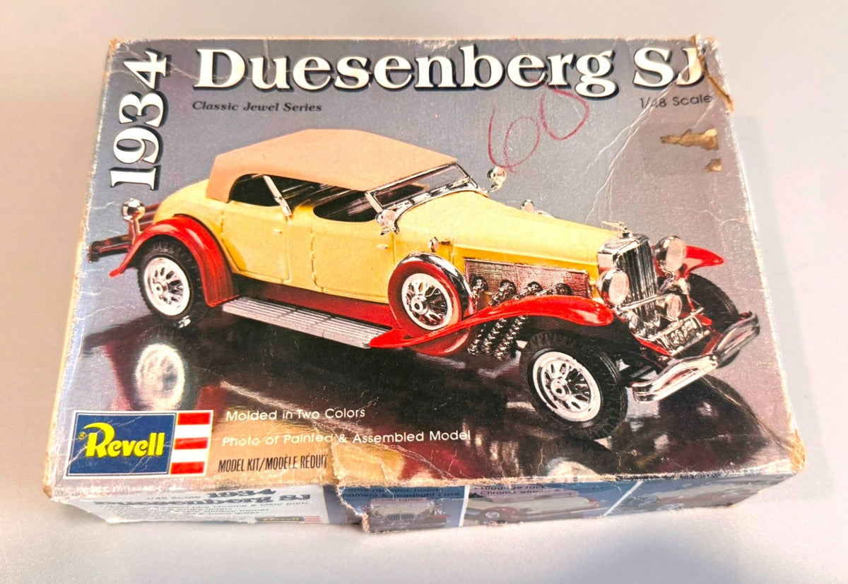 Revell 1934 Duesenberg SJ 1/48 Scale Model Kit Classic Jewel Series H-1268