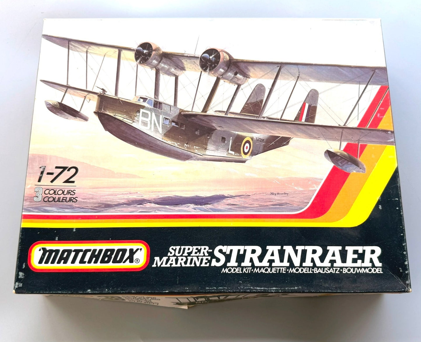 Matchbox Supermarine Stranraer Flying Boat 1/72 Scale Vintage Model Kit PK-601