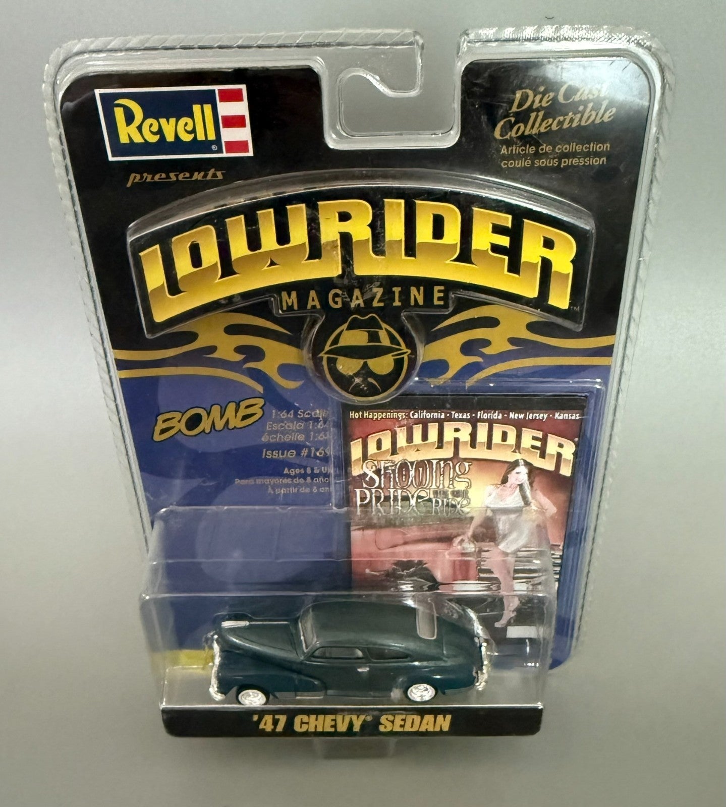 Revell. Lowrider Magazine 1947 Chevy Sedan. 1:64. Die-Cast. Car Bomb Series.