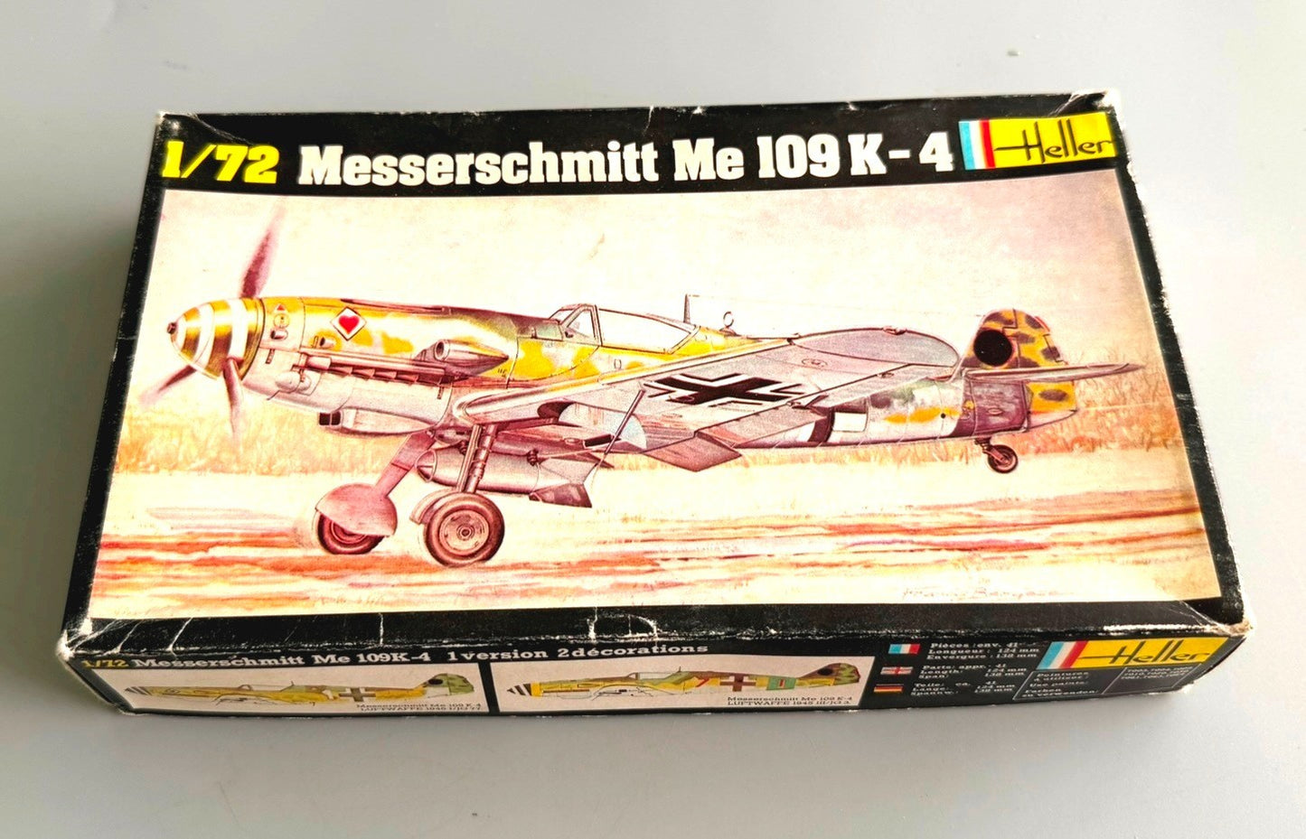 HELLER 229 Messerschmitt Me 109 K-4 1/72 scale Aircraft Model Kit