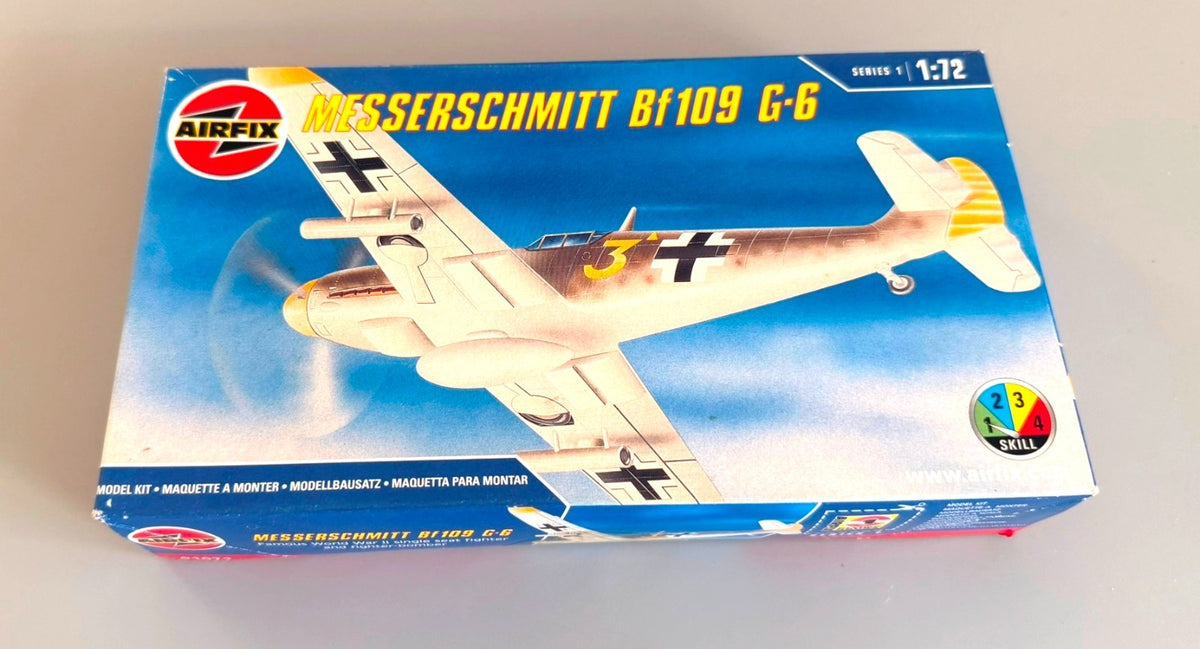 AIRFIX 01072 Messerschmitt Bf 109 G-6 German Fighter 1/72 Model Kit