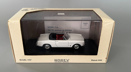 Norev Fiat 1500 Cabriolet 1963 "Haute Fidélité" Diecast 1:43 Scale