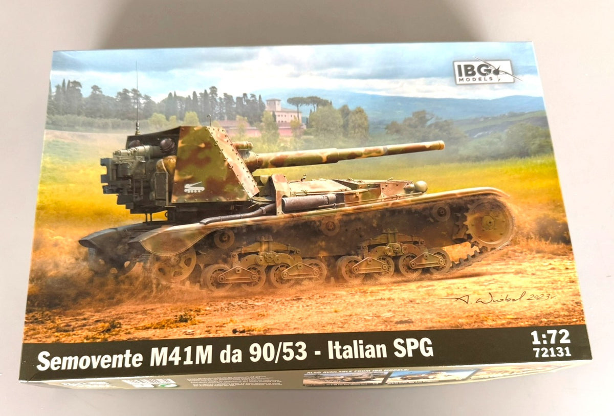 IBG Models 72131 Semovente M41M da 90/53 Italian SPG WWII 1/72 Model Kit